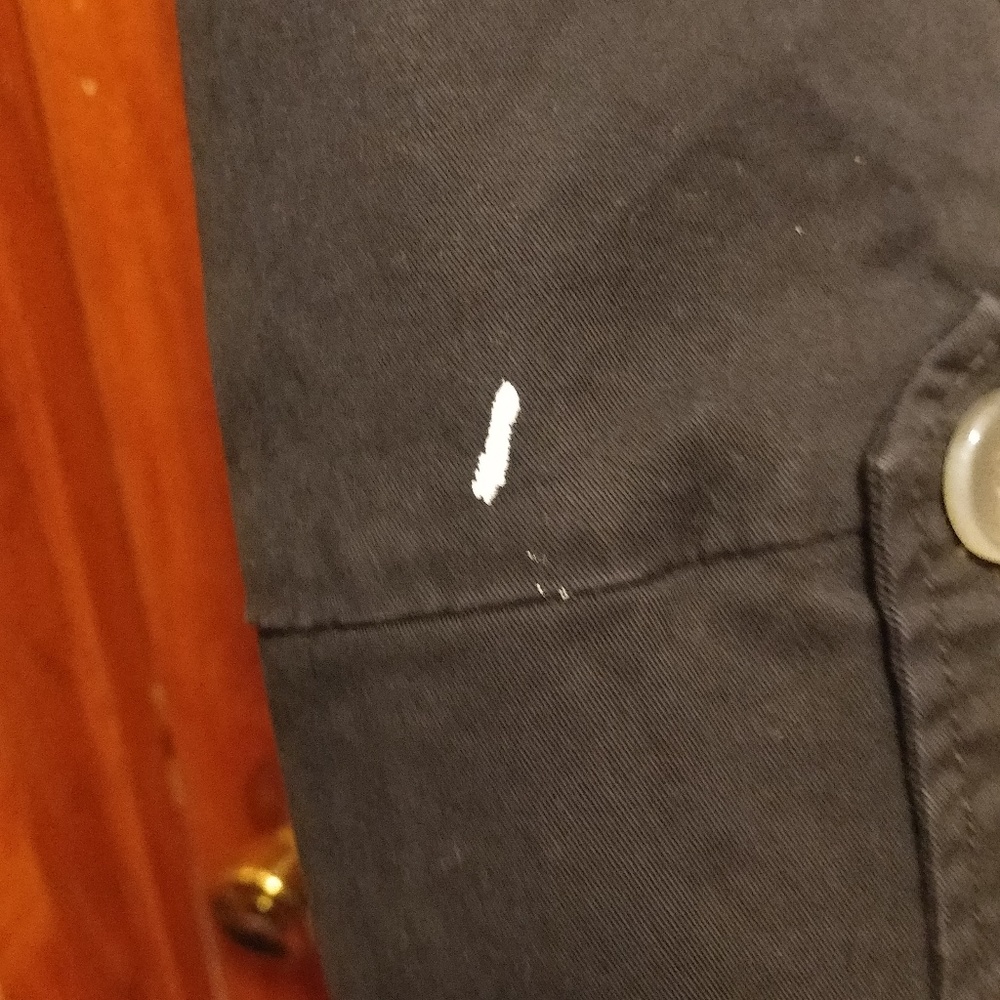 Black Old Navy Trench - Picture 2 of 2